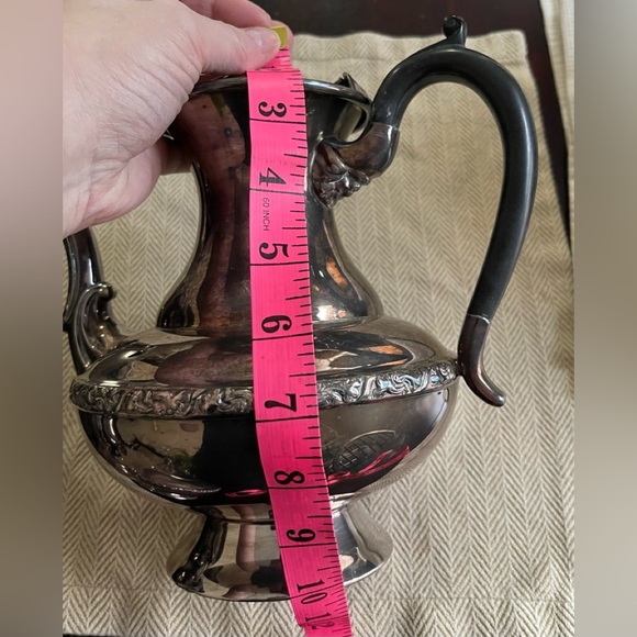 Vintage Silver Plated Coronet 4pc Coffee/Tea Set - Picture 11 of 16